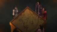 The strategy cabinet to conquer Handan in Kingdom Season 6 Episode 3 (Image Source: Studio Pierrot)